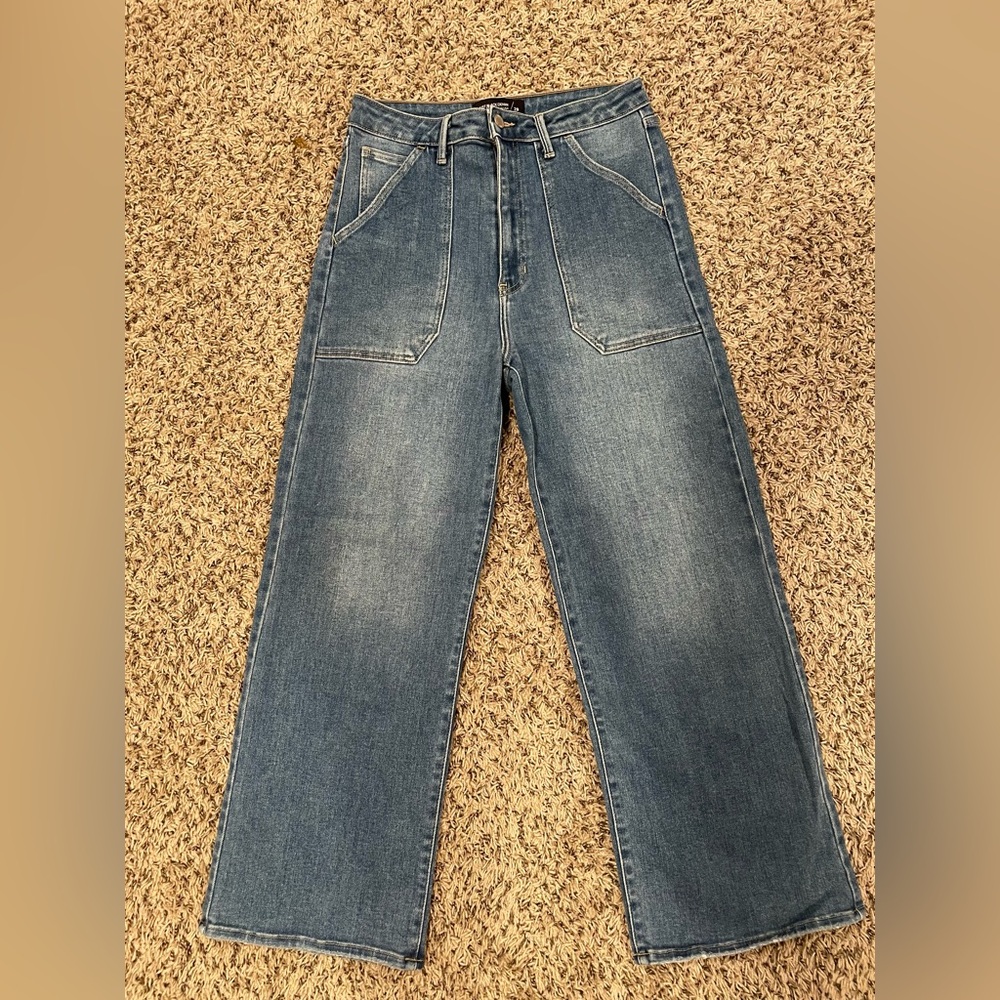 Just Black Denim Relaxed Fit Blue Jeans